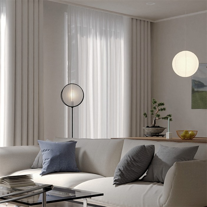 아망떼 딥슬립 핀형 암막커튼 2p