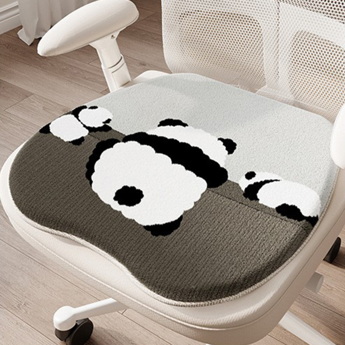 힘룸 다용도의 러그 겸용 방석매트 복숭아 모양