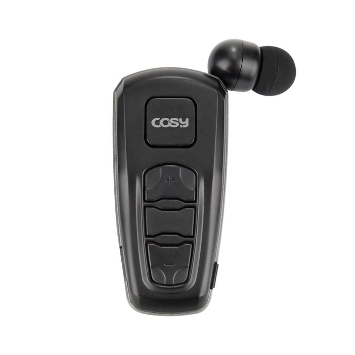 코시 자동감김 블루투스 이어폰, EP4034BT, 블랙