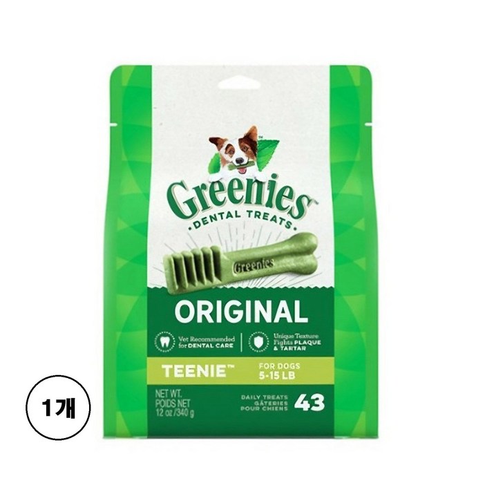 Greenies 그리니즈 오리지날 43개입 (티니)
