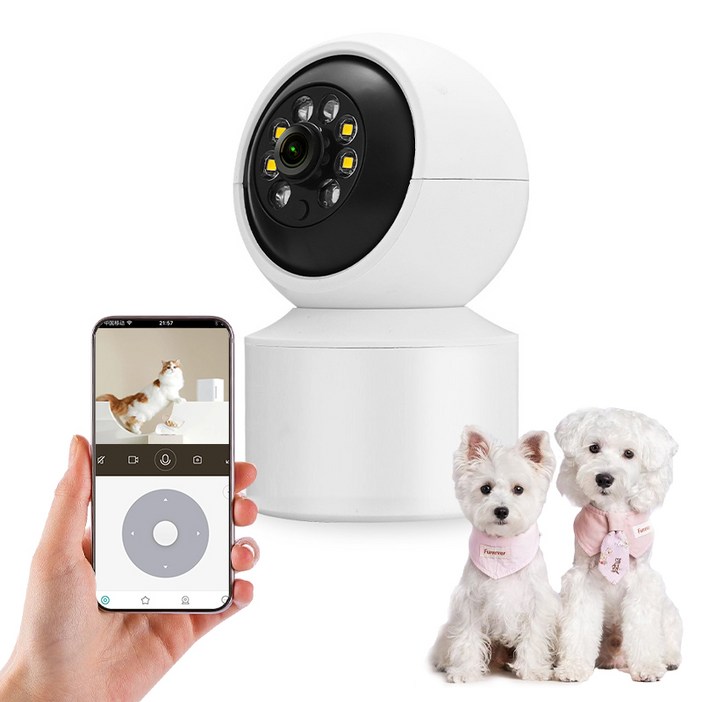 NuriCam CCTV 홈캠 1080P 스마트 카메라  펫캠 2.4G WiFi