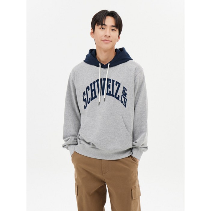 탑텐 공용 테리 그래픽 스웨트후디 MSE3TH3901