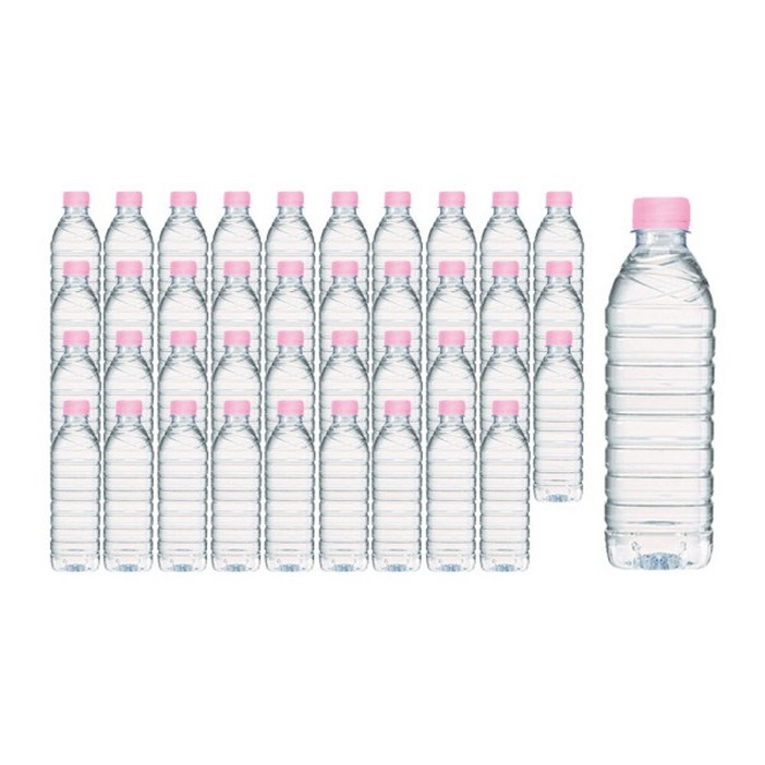 [소소한잡화점]크리스탈 생수 무라벨 500ml, 40개