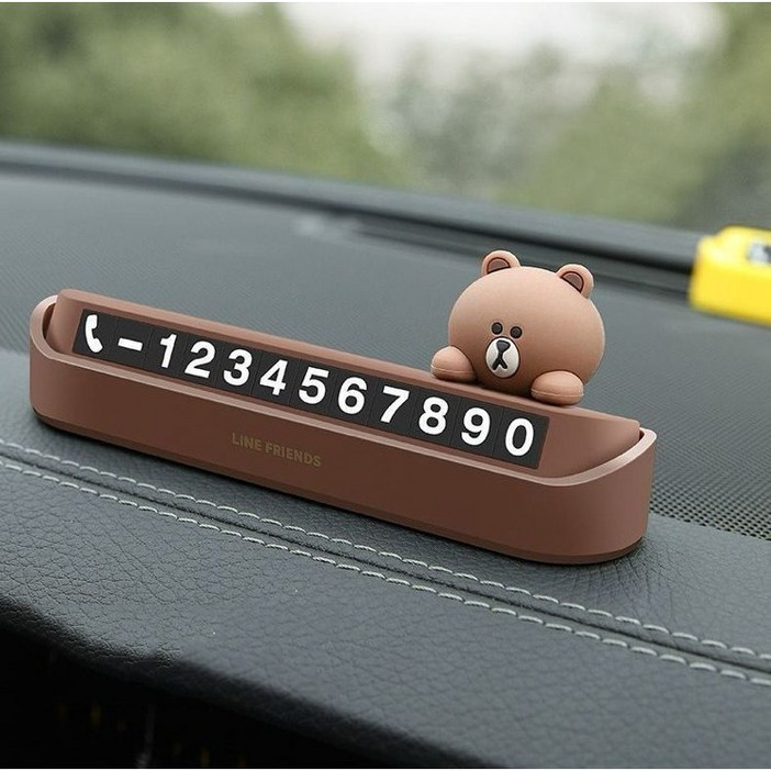 베어 테디 키티 파일럿 차량용 프로펠러 송풍구 차 방향제, 1개, 브라운리필2개 증정