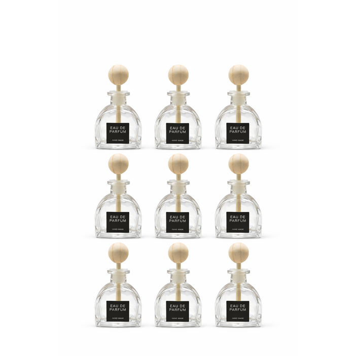 마미하우스 차량용 디퓨저 용기 우드볼 50ml 9개, 50ml, 사각돔용기우드볼고무, 9개