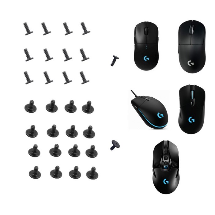 마우스 지프로 지슈라 g102 g304 g703 g903 g502 전용 나사, 밑바닥 나사 10개
