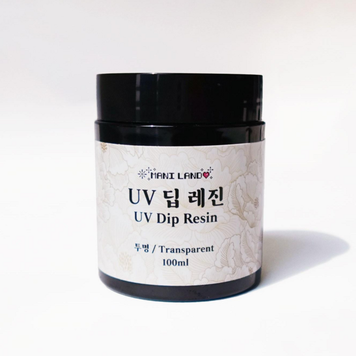 마니랜드 UV 딥 레진 100ml 딥액 딥아트 코팅 레진아트, 투명, 1개