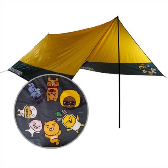 카카오프렌즈 캠핑 미니타프