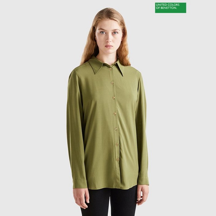 베네통 Basic fit shirt 3F 5WPWDQ04R 313