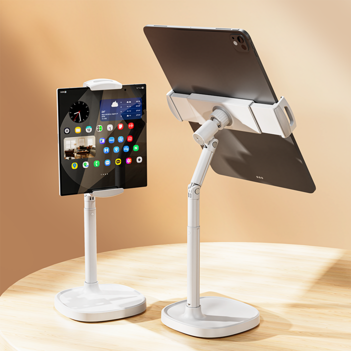 젠박스 탁상용 태블릿 거치대 스마트폰 폴드 2종 헤드 높이조절