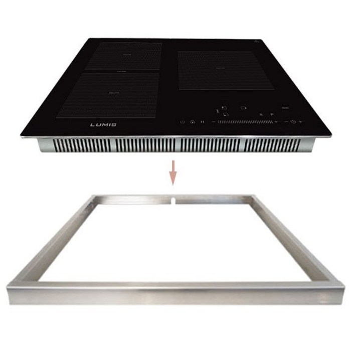 수입 국산 호환 인덕션 프레임 3cm A타입 받침대 띄움장 거치대 판넬 전기레인지 스탠드 외함 하이라이트 케이스 프리스탠딩 루미스 LUMIS 3cm A타입