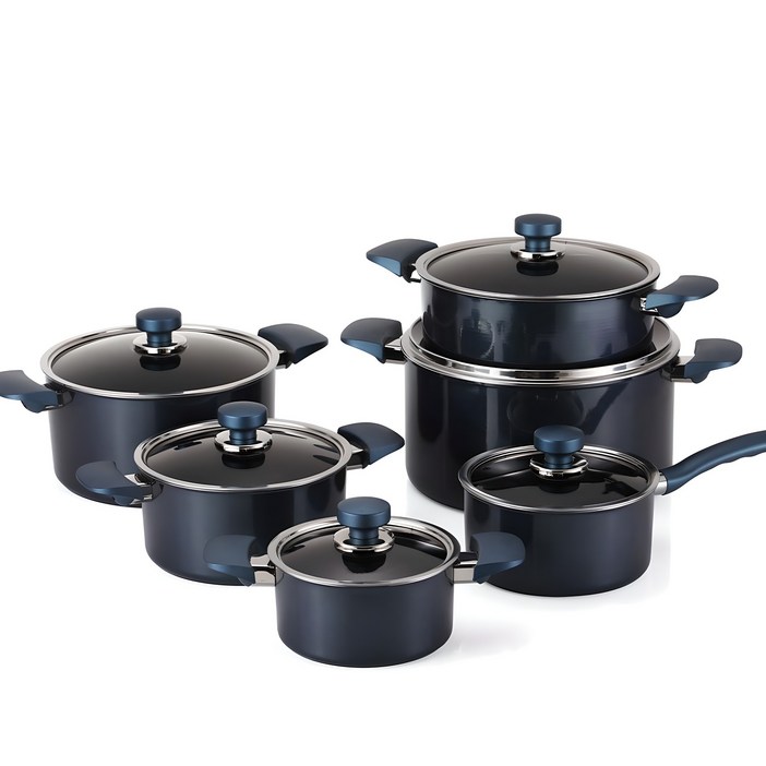 해피콜 클래식 다이아몬드 냄비세트 6개