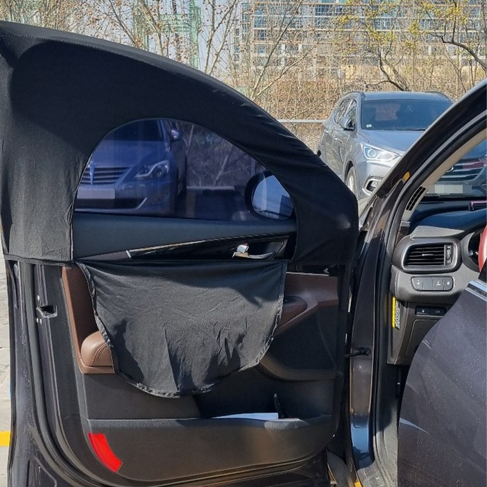 더쎈 차량용 방충망 지퍼형 모기장 창문 햇빛가리개