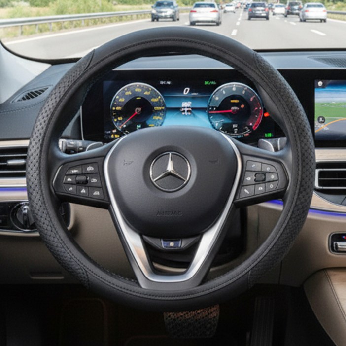 앙플러스 하이그립 논슬립 자동차 핸들커버