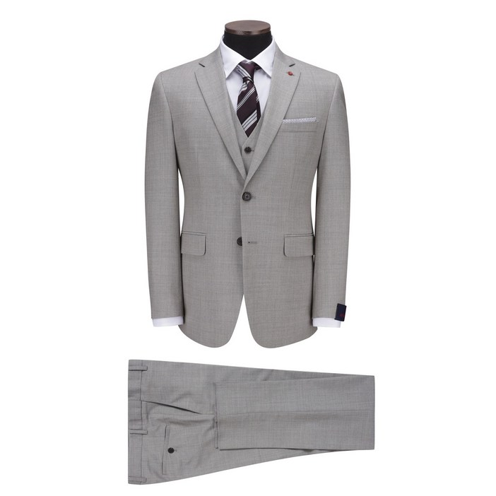 코오롱패션 코오롱 브렌우드 울 폴리 스판 봄가을 간절기 무지 연베이지 슬림핏 정장 세트무료배송