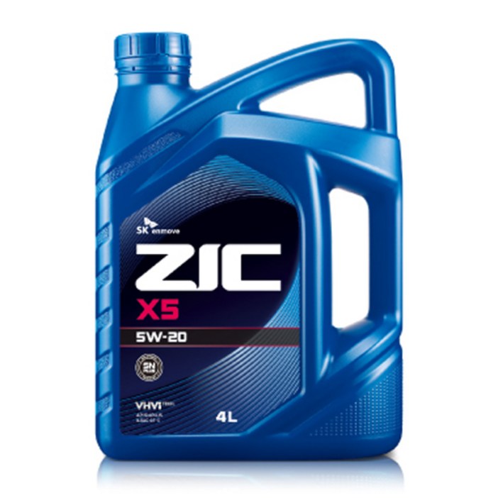 지크 ZIC X5 SN PLUS 5W20 4L 경제적인 엔진오일 가솔린