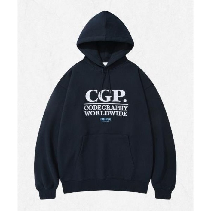 [국내정품] 코드그라피 CGP X MAMA 스퀘어 후드티_네이비 CBDWUTH602NY 2513378