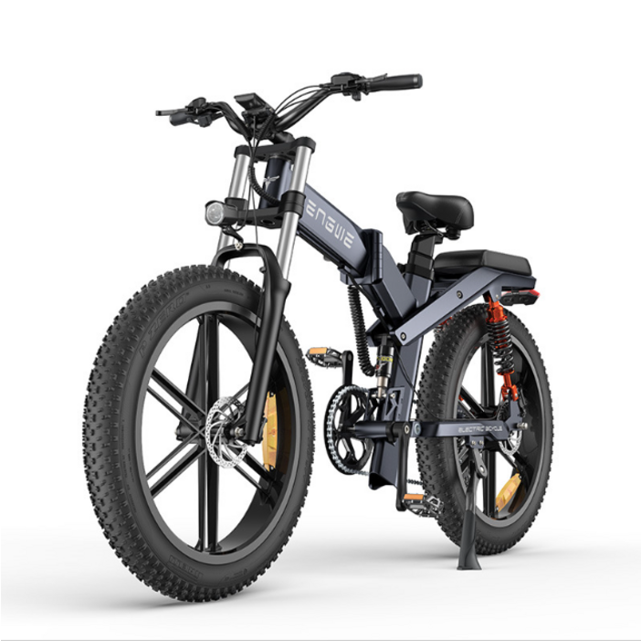 ENGWE 접이식 전기자전거 1000W고속모터 산악전기자전거 X26, 회색