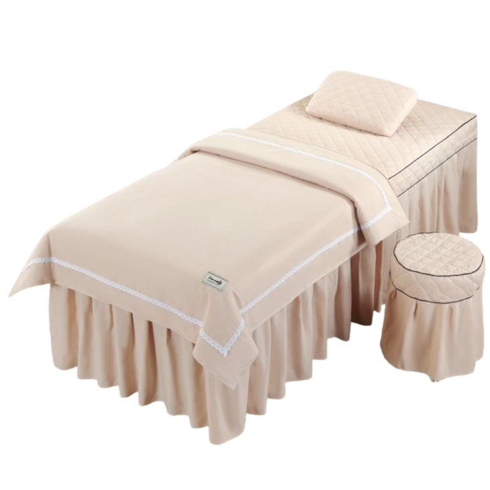 Dream 마사지 미용 피부과 홀형 침대 커버 4종세트 C665