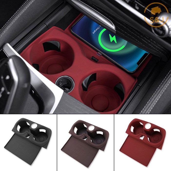 위드미카 BMW 3 4 시리즈 I3 I4 호환 실리콘 컵홀더 스크래치방지 커버 몰딩