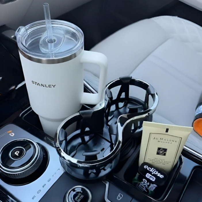 사또산다 흔들림 방지 듀얼 차량용 컵 홀더, 1개