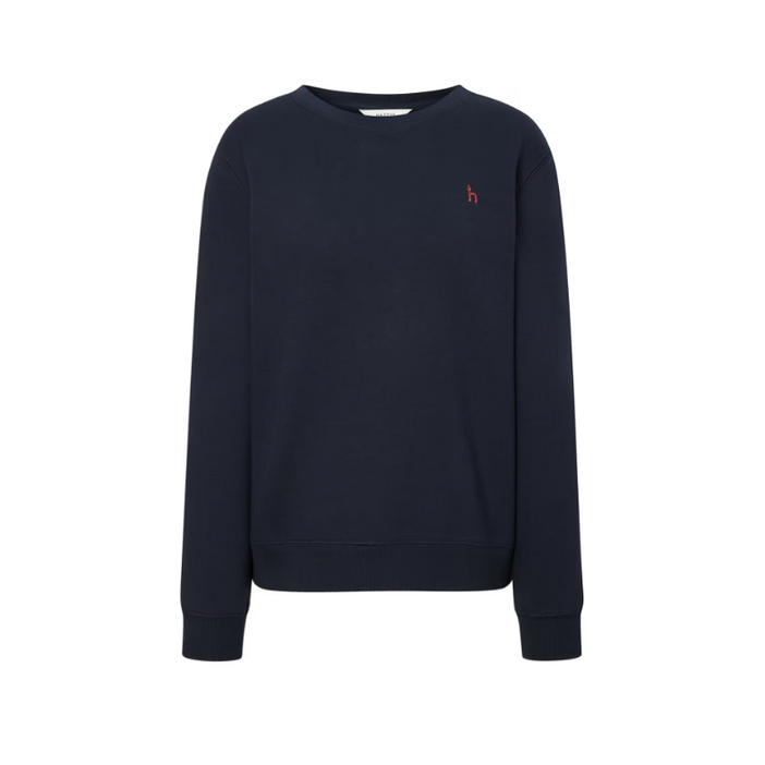 [정품 빅세일] 헤지스 자수 로고 여성 기모 맨투맨 라운드 티셔츠