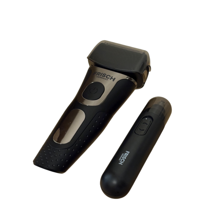 가성비 전기면도기 콧털제거기 포함 고속모터 강력한 절삭력 초경량 출장용 필수 아이템 남성 면도기, 카본블랙, FRH088