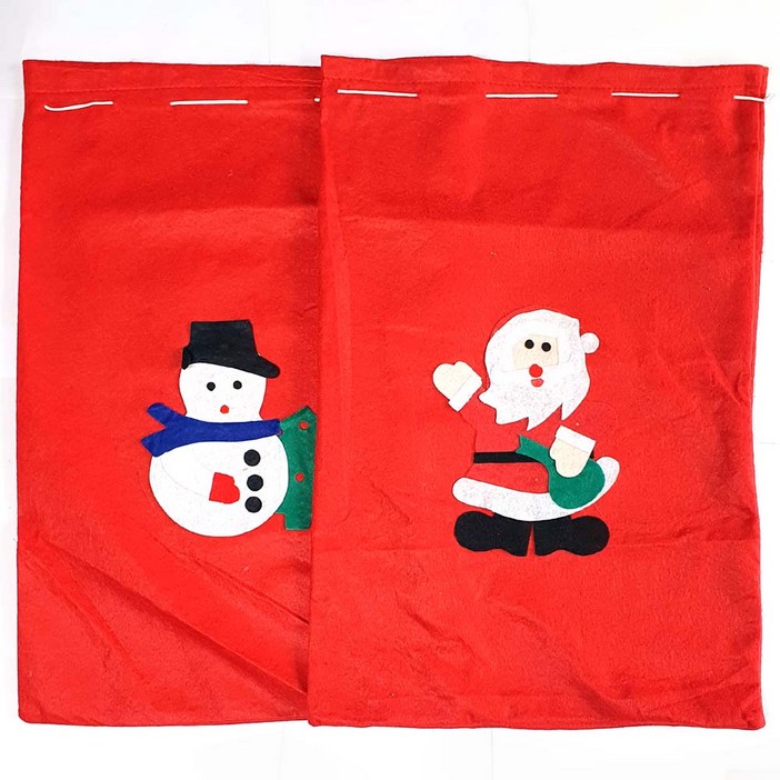산타선물주머니 대12개/ 어린이 크리스마스 성탄 선물포장쇼핑백 파티장식