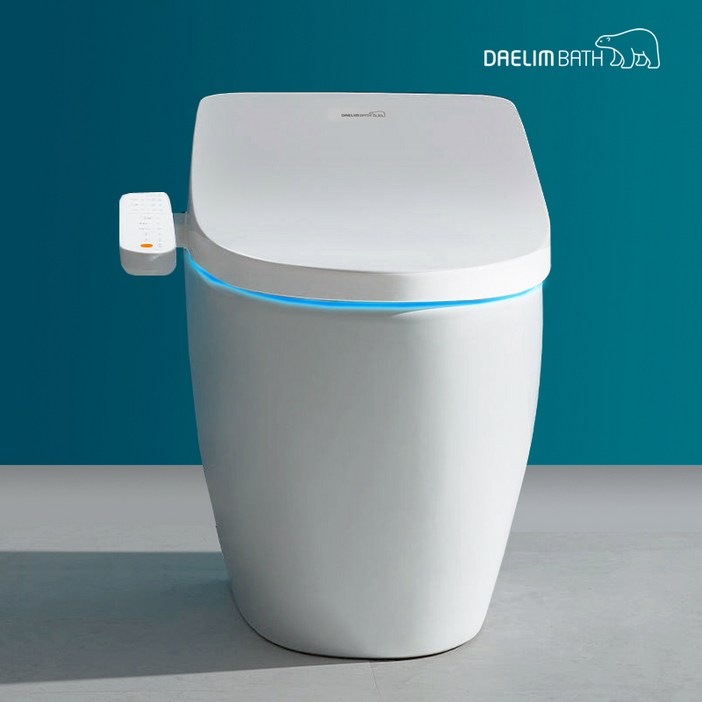 대림바스 신형 IPX7 방수 비데 풀터치 LED조명 올인원 쾌변유도 집중버블세정 마사지 DDS-S160A, DDS-S160A, 고객직접설치