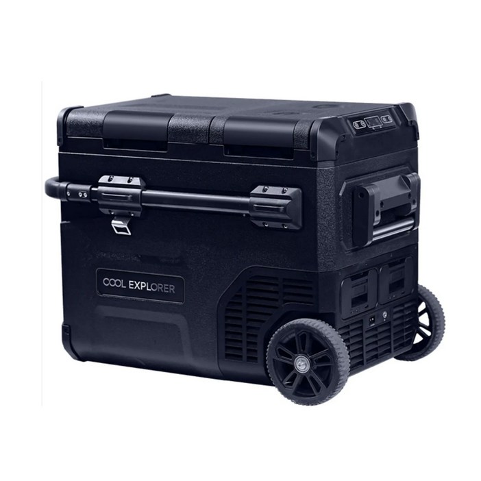 콜드벨트 프리미엄 차량용 냉장고 대용량 휴대용 화물차 캠핑 가정용 차박 냉동고, 배터리 1개, 45L