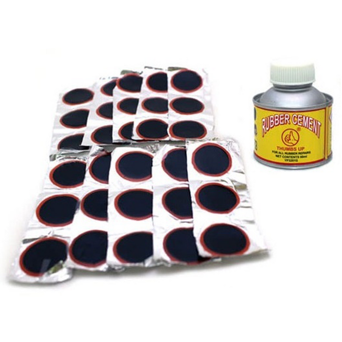 자전거 펑크패치 thumps up 패치30장+본드60ml ( 대만 ) 튜브수리