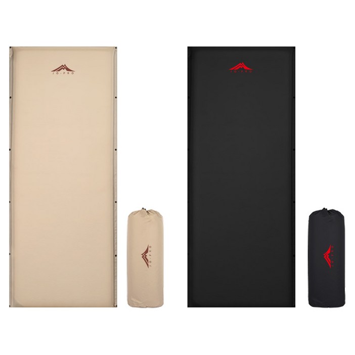 JO-PRO 8cm 자충 에어 매트 HR-1018W 에어매트/매트리스, 베이지