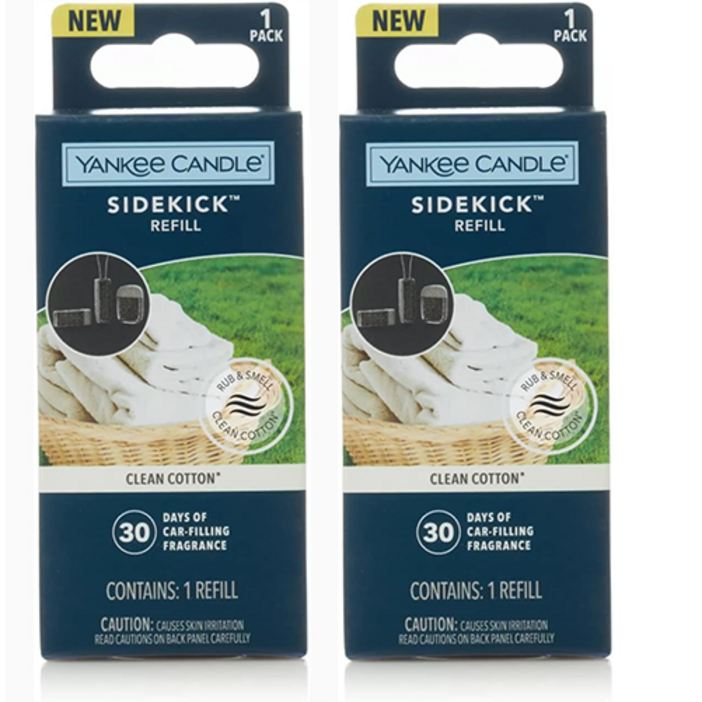 양키캔들 사이드킥 차량용방향제 리필 2개번들