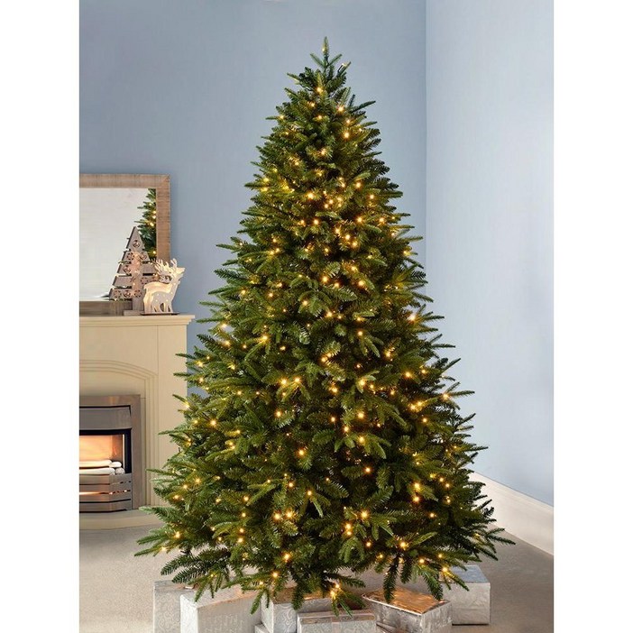 예쁜 크리스마스트리 홈 네이처 대형 1.5m 장식 그린 1.82.1m, 7. 3m 혼합 나무  폭죽 조명 보내기