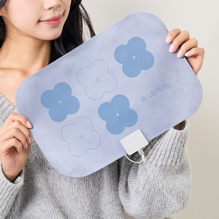블루필 전기방석 온열방석 usb 휴대용 히트롤 히팅패드