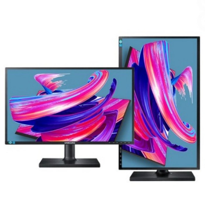 삼성전자 22인치 LS22E45K 피벗모니터 - 중고 전문가 정밀검증 전원케이블 HDMI케이블 무료 3개월 무상보증 대량주문가능