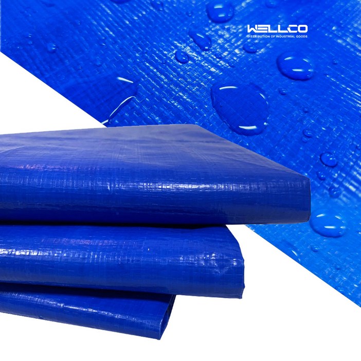 KALLUS 타포린 양면코팅 최고급 방수포 1 X 2m 스트링 증정