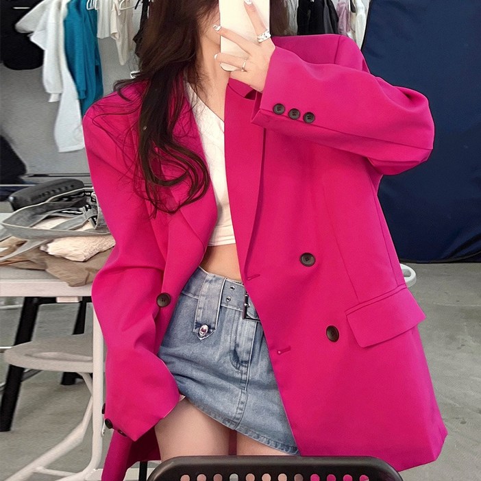 대박난박양 마젠타핑크 자켓 대박난박양 마젠타핑크 자켓