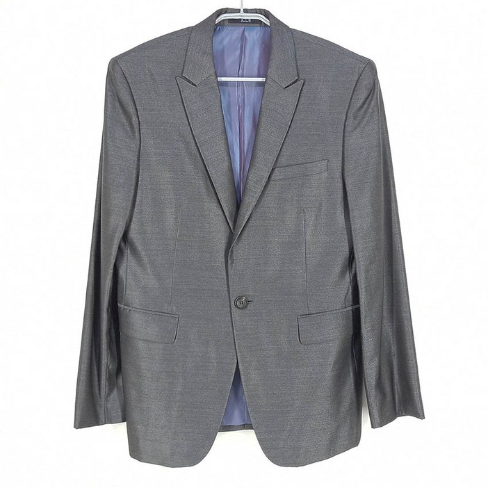 빈티지다온 지오송지오 남성 실크혼방 슬림핏 블레이저 그레이