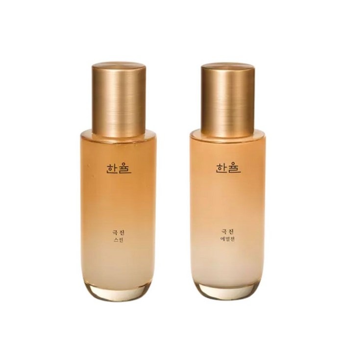 한율 인삼탄력케어안티에이징보습집중케어 극진 2종 스킨에멀젼 세트 125ml, 1세트, 1개