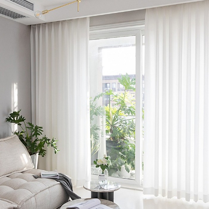 프리미엄 쉬폰 커튼 24평 34평 먼지없는 샤랄라커튼 대형