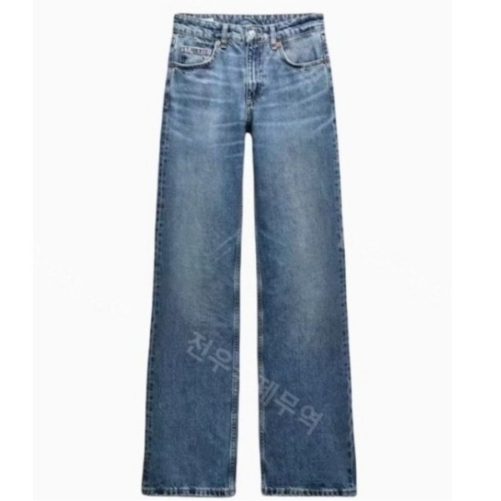 ZARA 자라 미드라이즈 풀 렝스 진 6688/034  6688034