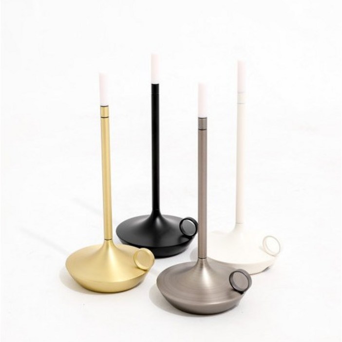 [wick] 윅 LED 테이블램프 캔들램프 그라파이트 감성조명 캠핑랜턴 촛대랜턴 촛대조명