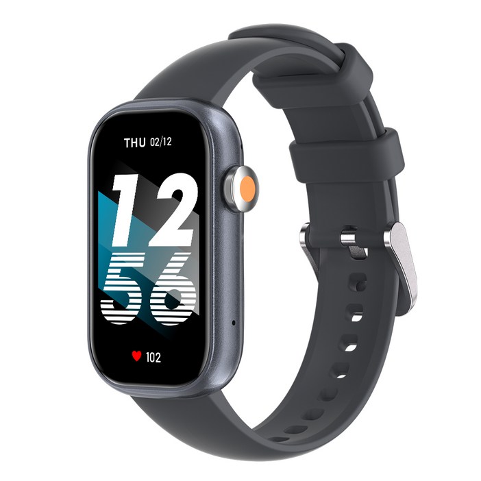 와피크 블루투스 스마트워치 X3 스마트밴드 한글판 운동시계, 실버, 3.7cm, GPS + 블루투스