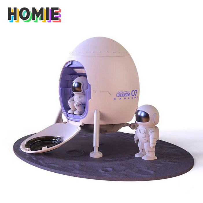 HOMIE 우주인무드등 은하수오로라 조명등선물 달우주 멀티블루투스스피커