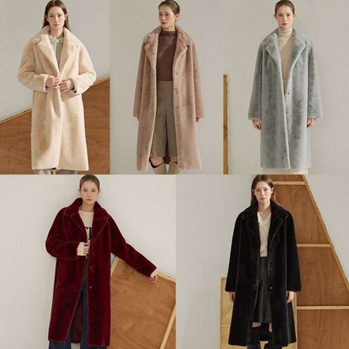 TV상품역시즌특집리오벨 페이크퍼 리버시블 롱무스탕벨트 25FW 373643