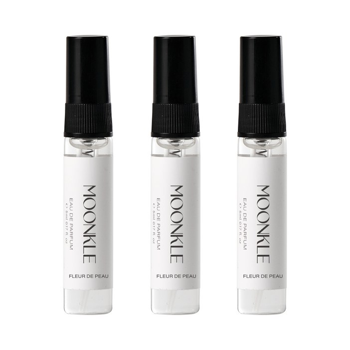 뭉클 플레르드뽀 니치향수 미니어처, 3개, 5ml