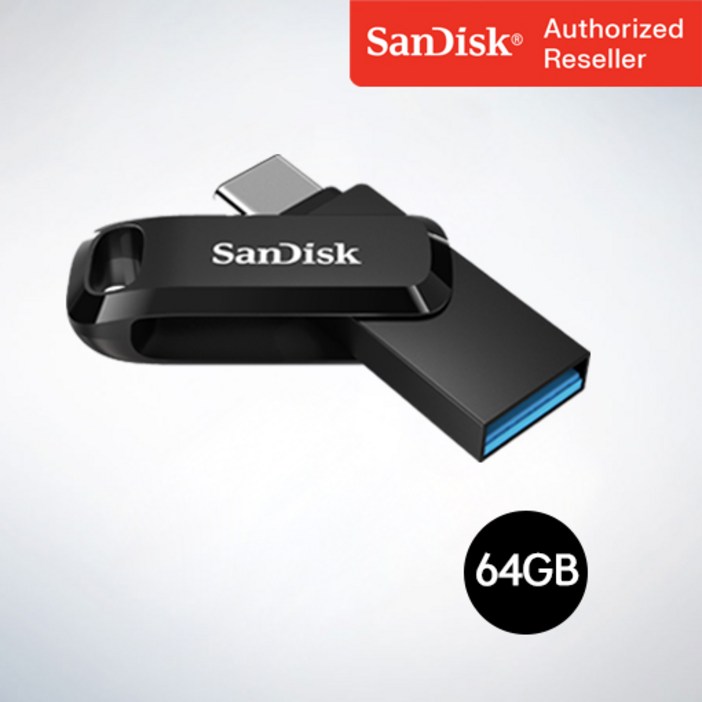 샌디스크 USB 메모리 Ultra Dual Go 울트라 듀얼 고 TypeC OTG USB 3.1 SDDDC3 64GB