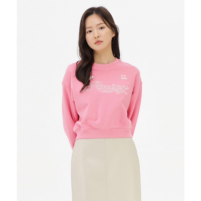 탑텐 여성 테리 그래픽 스웨트셔츠MSE1TR2902 MSE1TR2902