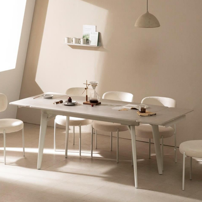 라움에스알 글로리 확장형 세라믹 식탁 테이블 4인 10인 식탁
